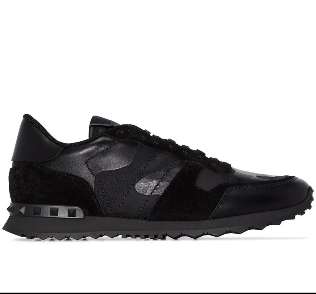 Valentino Garavani Rockrunner Sneakers – Black