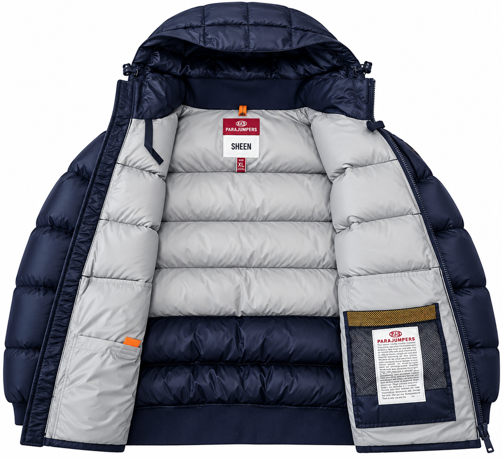 Parajumpers Sheen Puffer Jacket – Navy
