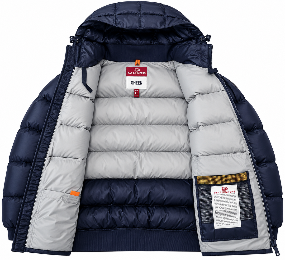 Parajumpers Sheen Puffer Jacket – Navy