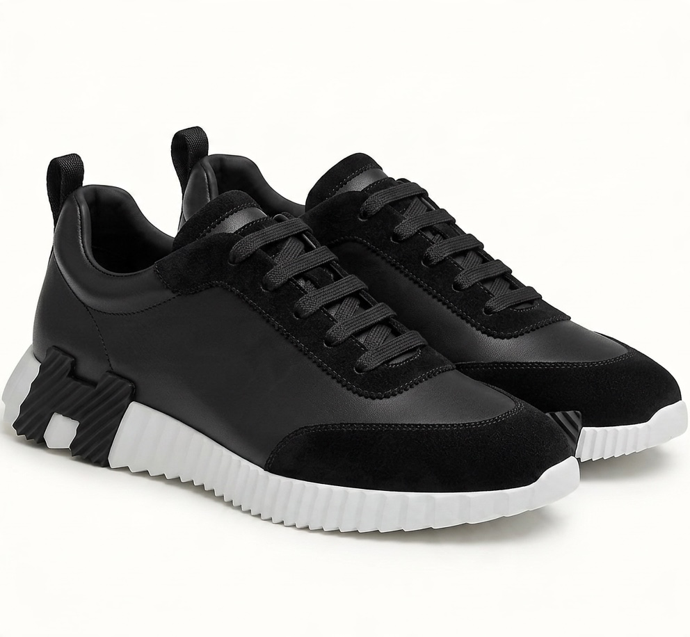 Hermès Bouncing Sneaker – Noir/Blanc