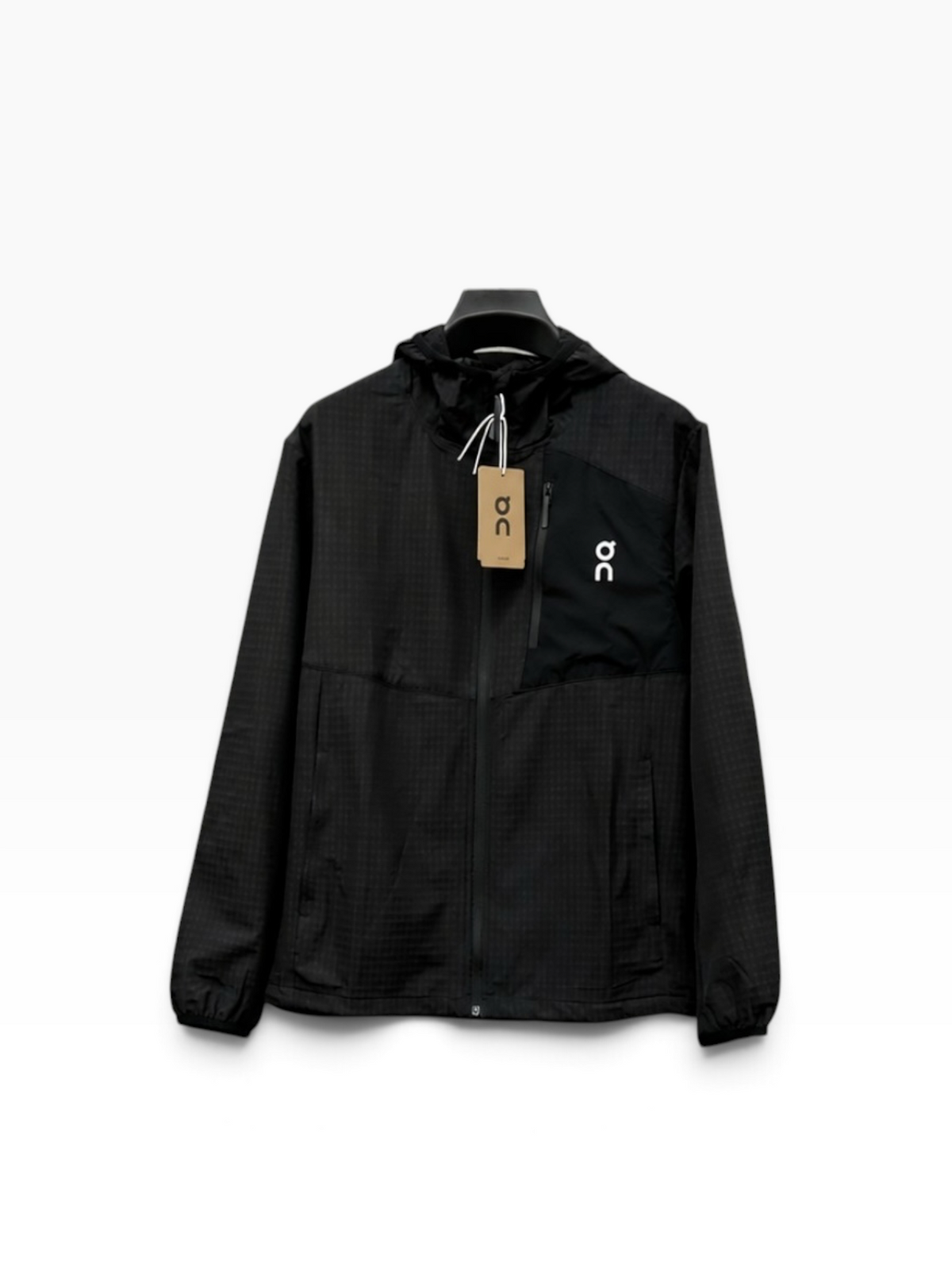 On Running Lightweight Hooded Jacket – Black