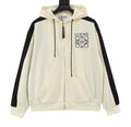 Felpa con zip Loewe Anagram – Ecrù/Nero