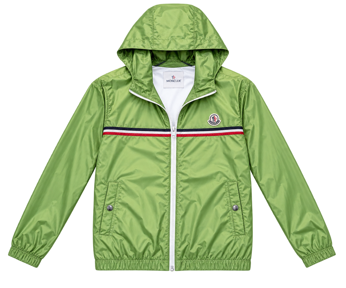 Moncler Grimpeurs Hooded Windbreaker – Green