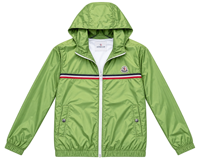 Moncler Grimpeurs Antivento con cappuccio – Verde