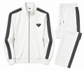 Prada White Stripe Tracksuit Set