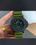 Panerai Submersible Marina Militare Carbotech – Black/Green