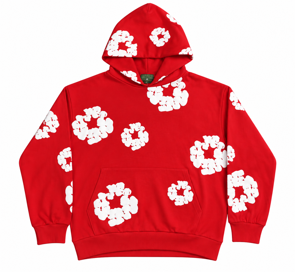 Floral Ring Print Hoodie