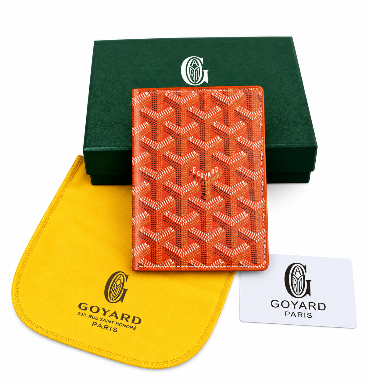 Goyard Paris wallet special edition - Orange