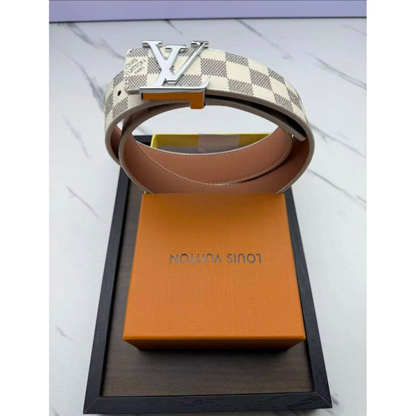 Louis Vuitton belt white