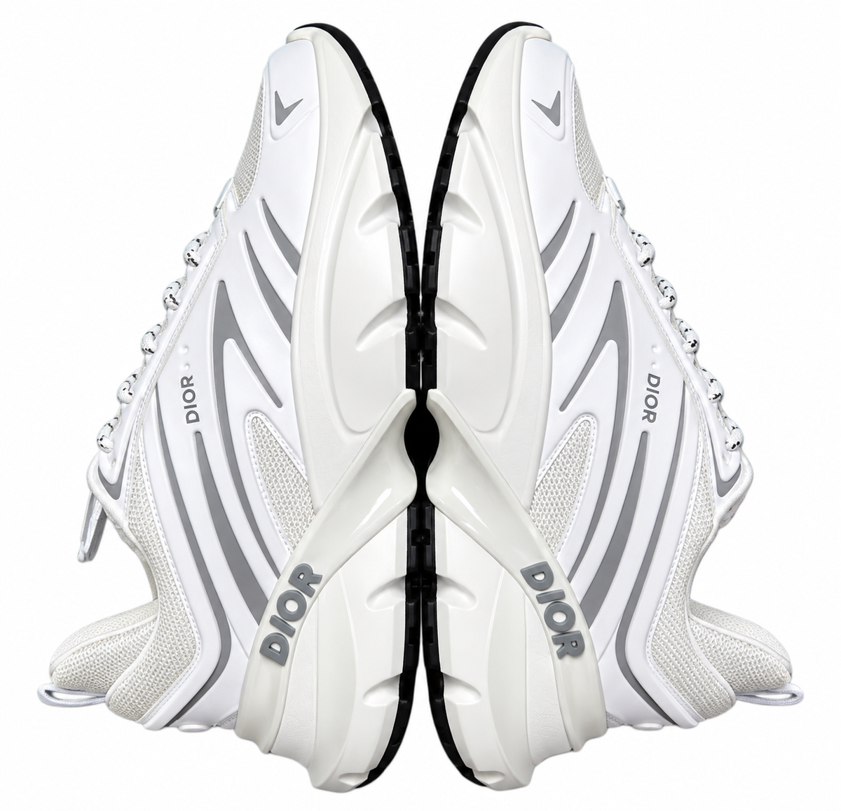 Dior B22 Sneakers – White/Grey