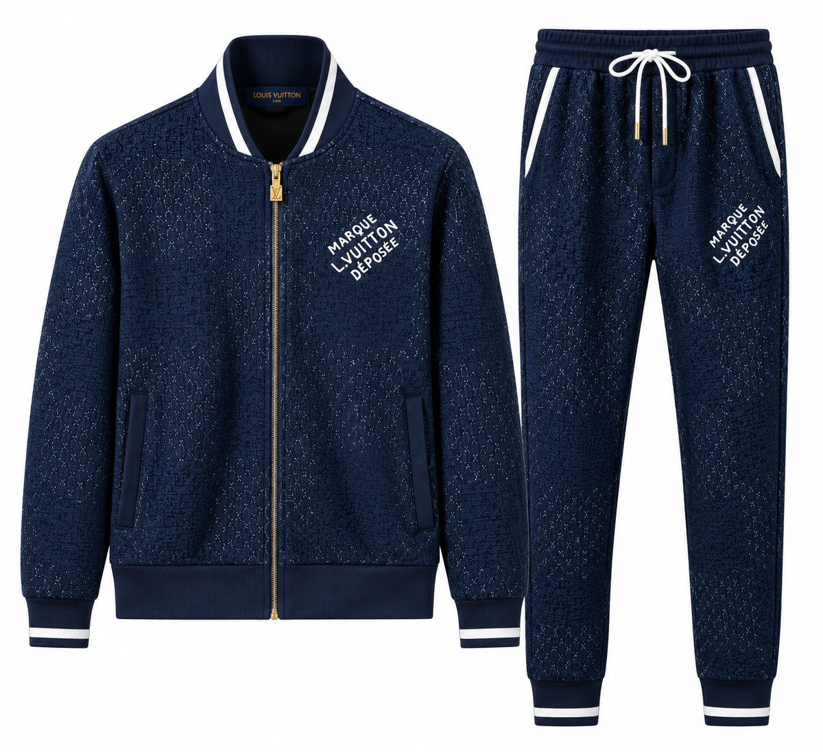 Louis Vuitton Tracksuit – Navy/White