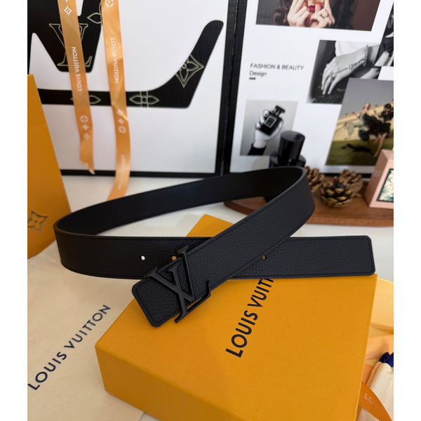 Louis Vuitton LV Initiales Belt – Black/Black