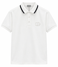 Dior CD Icon Polo Shirt – White/Black