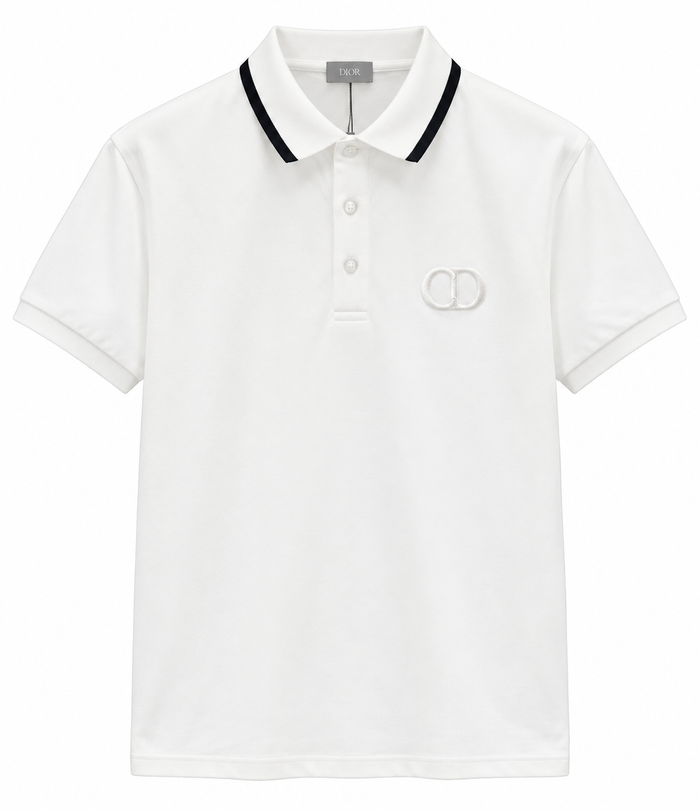Polo Dior CD Icon – Bianco/Nero