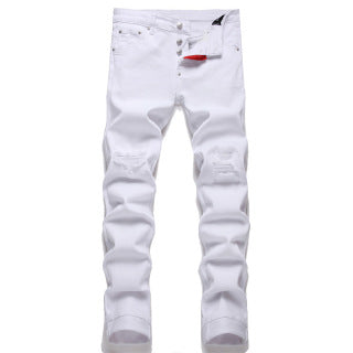 Dsquared2 White Slim Fit Jeans