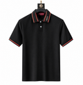 Gucci Polo Shirt – Black/Green/Red
