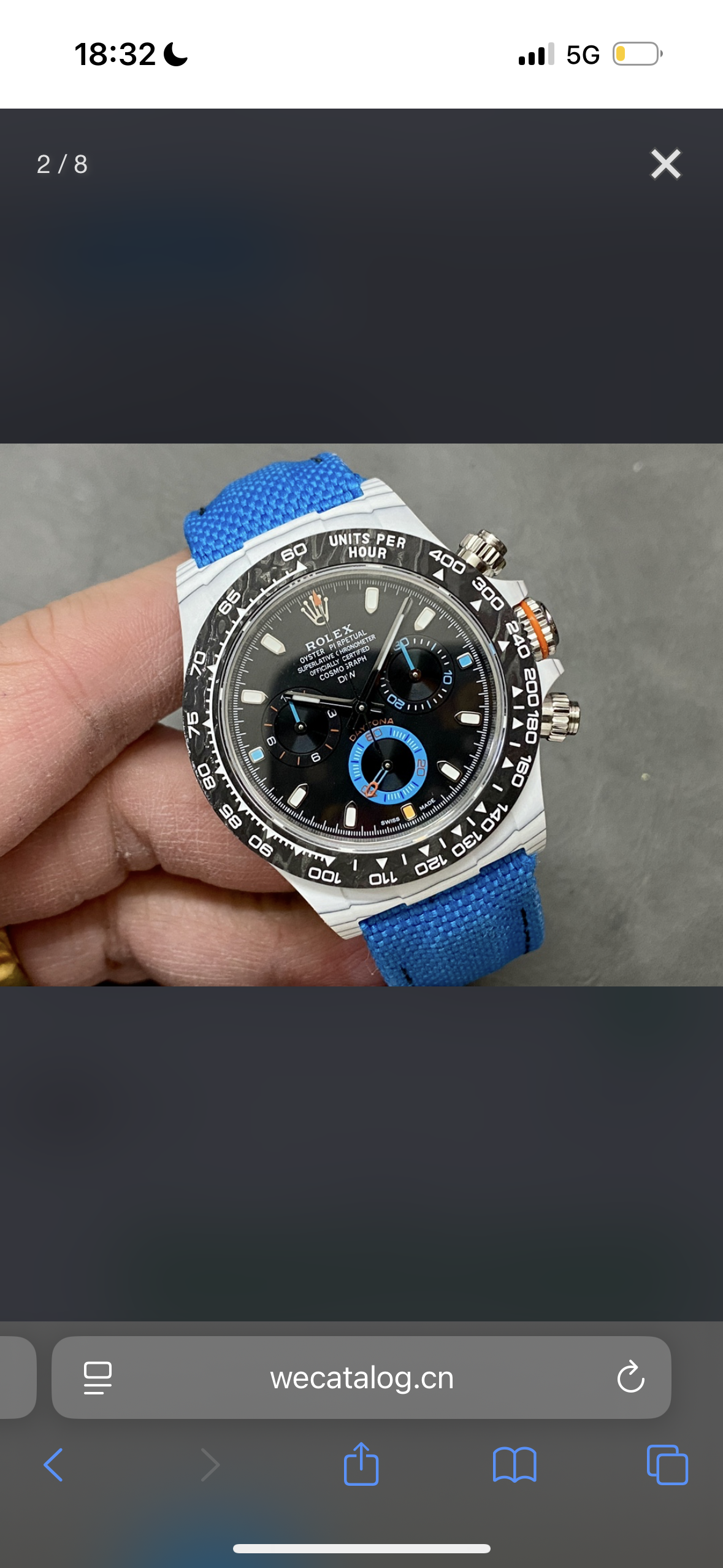 Rolex Daytona Cosmograph – Silver/Black/Blue