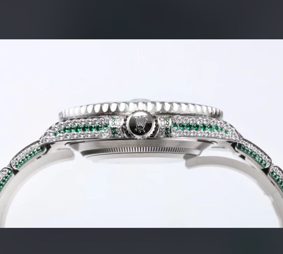 Rolex Submariner Date Green Emerald Diamond Edition