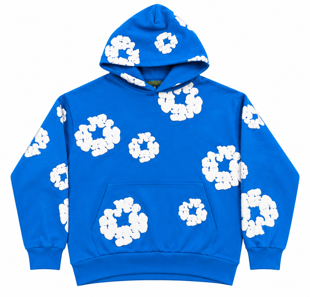 Floral Ring Print Hoodie