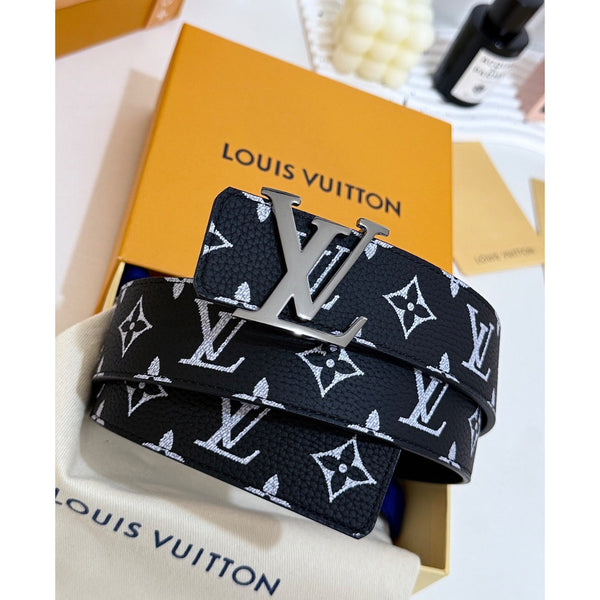 Louis Vuitton Monogram Eclipse Reversible Belt – Black/Silver