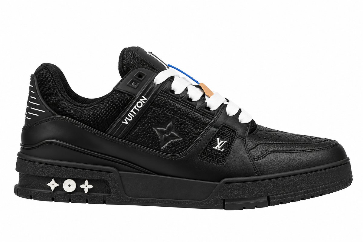 Louis Vuitton Black Trainer Sneaker