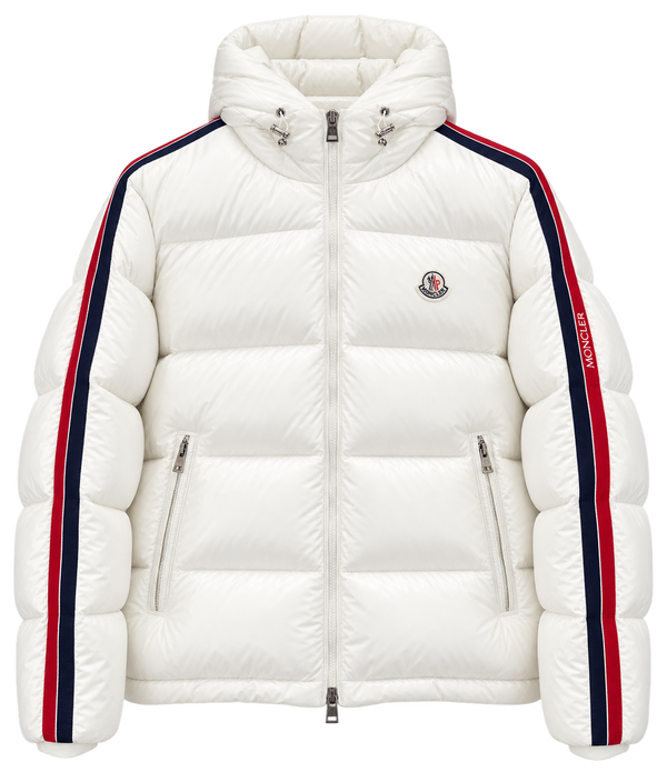 Doudoune Moncler – Blanc/Bleu marine/Rouge