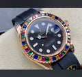 Rolex Yacht-Master Rainbow – Rose Gold/Black