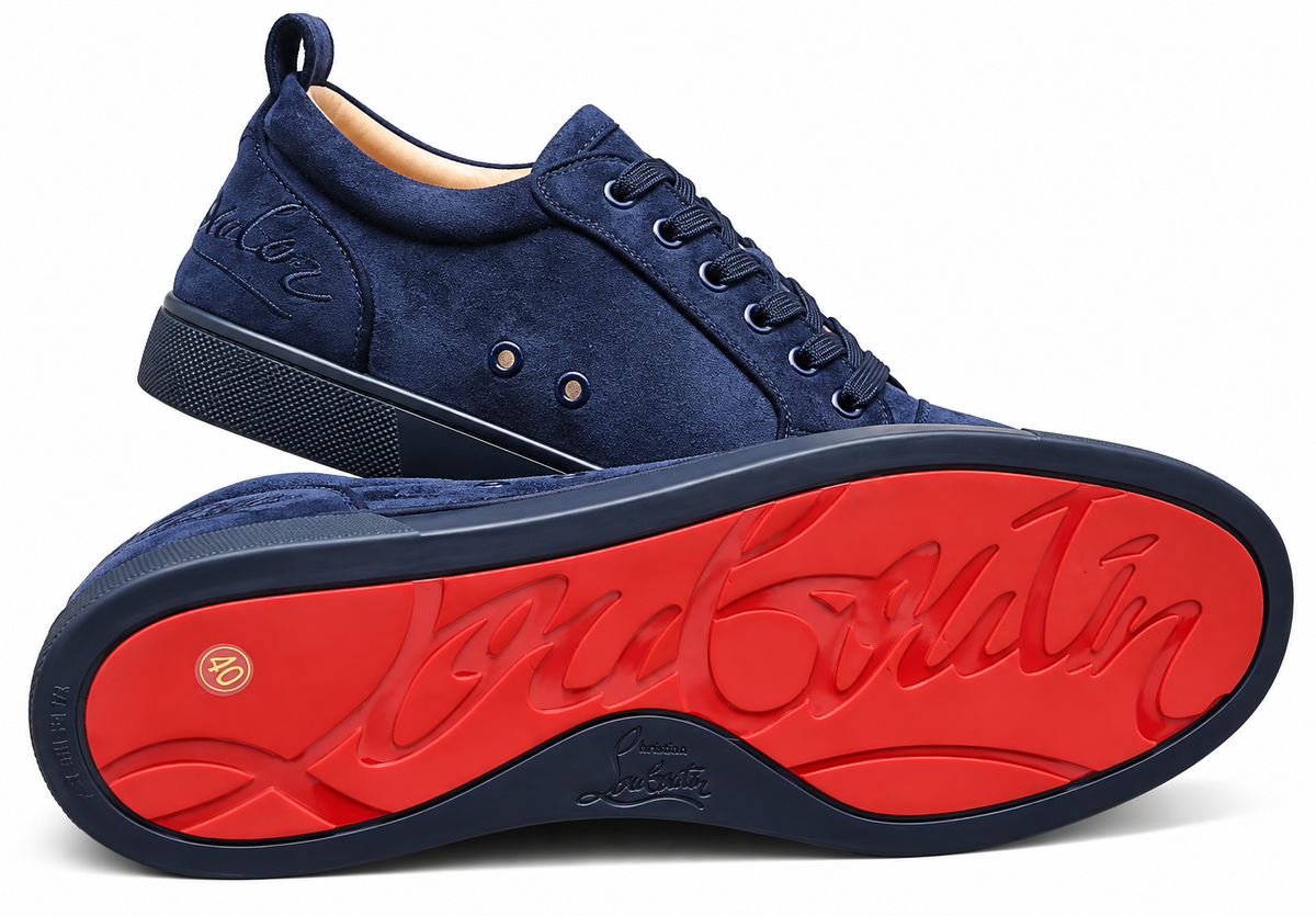 Christian Louboutin Black Low-Top Sneaker