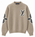 Louis Vuitton LV Monogram Sweater – Beige/Grey