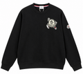 Moncler Logo Patch Crewneck Sweatshirt – Black