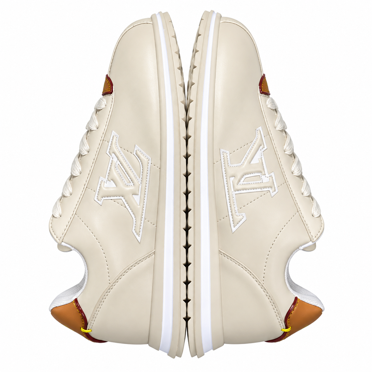 Louis Vuitton LV Trainer Sneaker – Cream/White