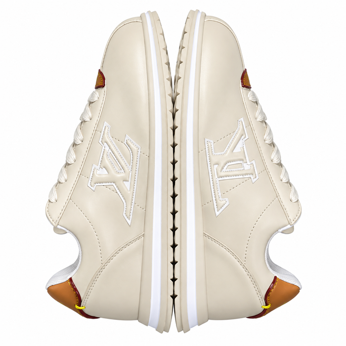 Basket Louis Vuitton LV Trainer – Crème/Blanc