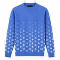 Louis Vuitton Monogram Gradient Cotton Crewneck – Blue
