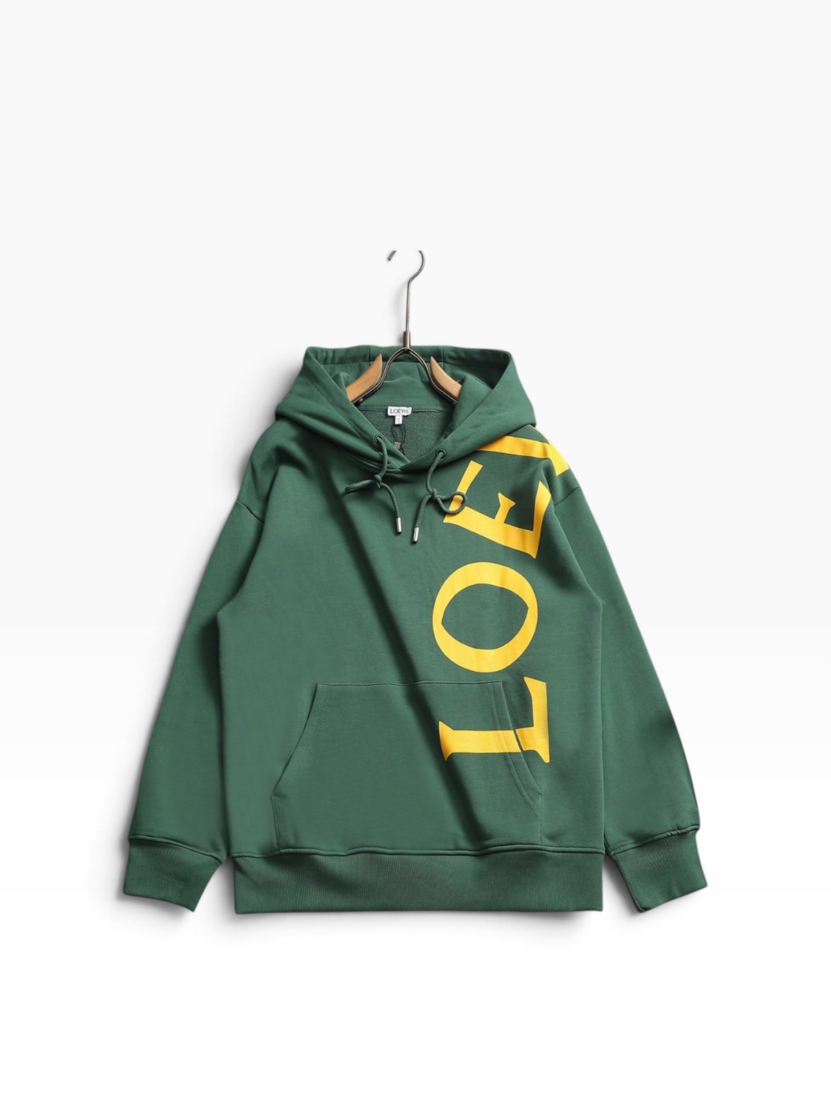 Loewe Logo Hoodie – Green