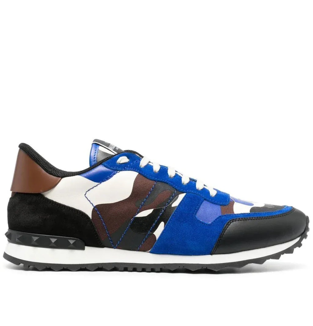 Valentino Garavani Rockrunner Sneakers – Blue/Camo