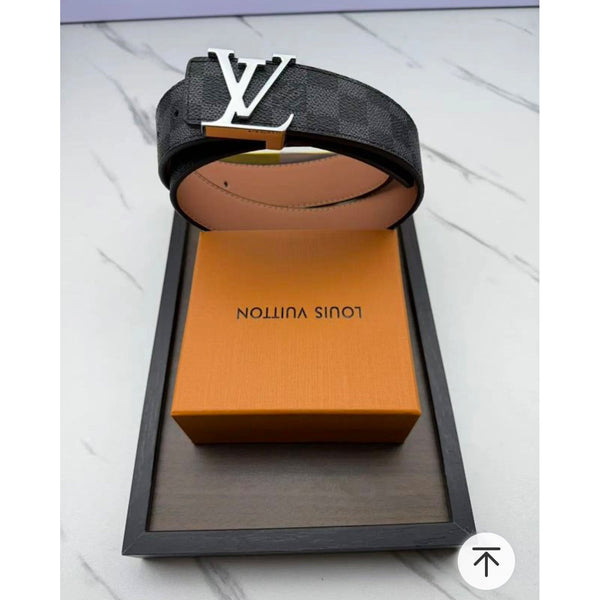 Louis Vuitton belt black/grey