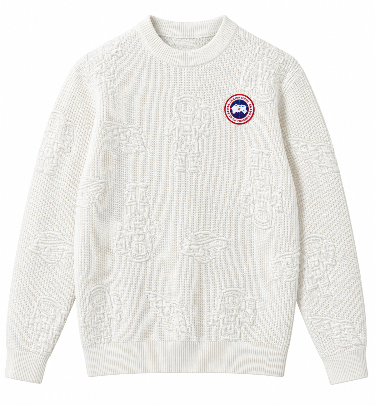 Canada Goose Arctic Program Sweater – White/Ivory