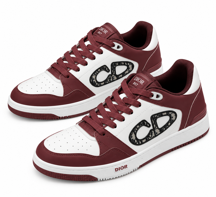 Dior B57 – Blanc/Bordeaux/Noir