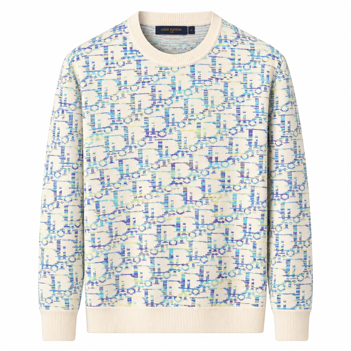 Louis Vuitton Knit Sweater – Cream/Multicolor