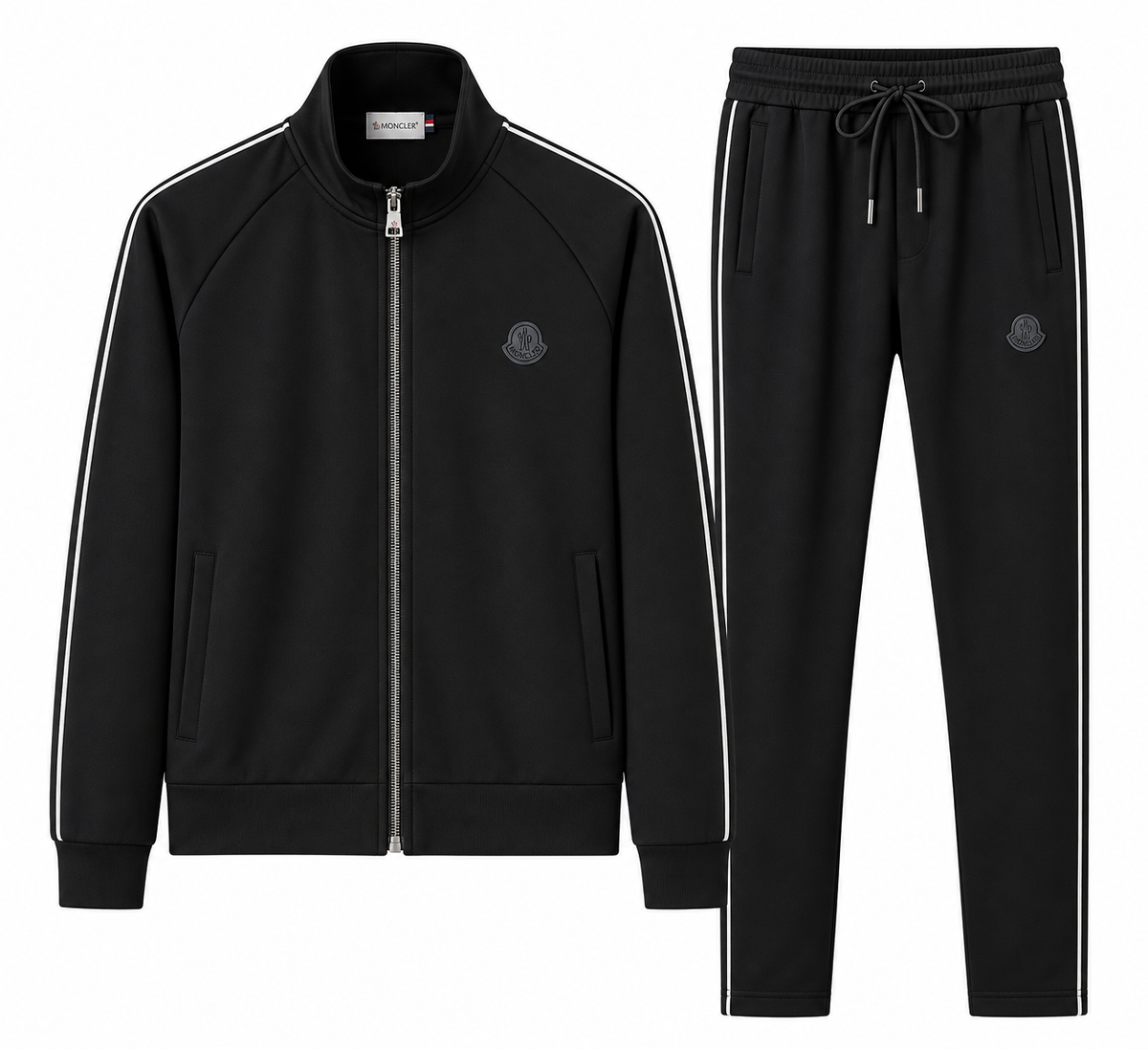Moncler Tracksuit – Black/White