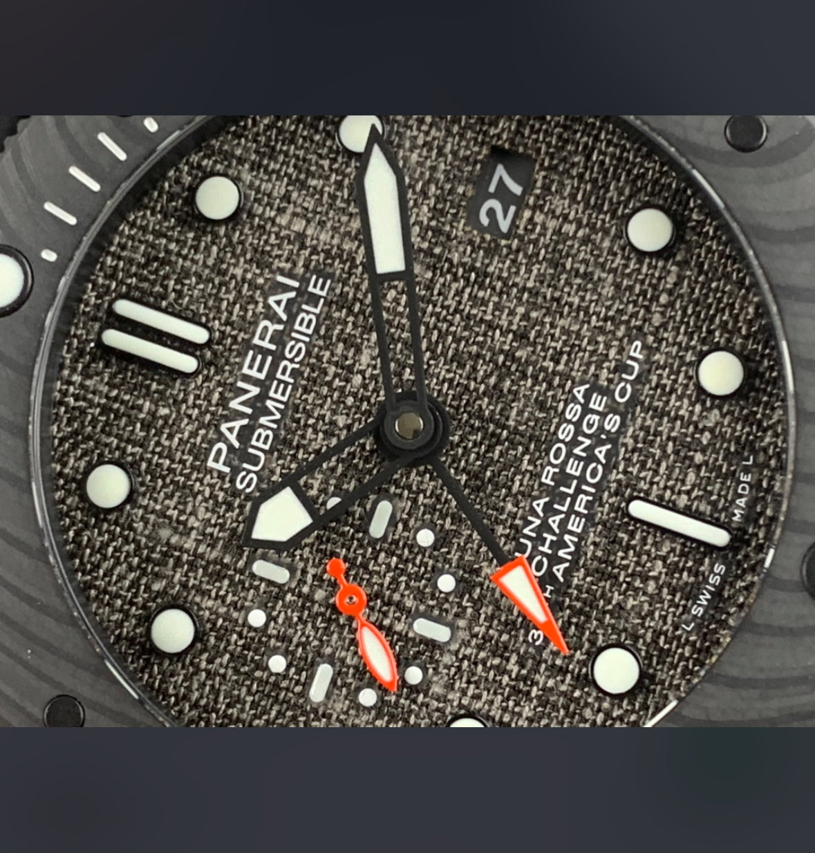 Panerai Submersible Luna Rossa America’s Cup – Black