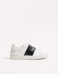 Valentino Garavani Open Sneakers – White/Black Rockstud