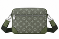 Louis Vuitton Monogram Crossbody Bag – Grey/Green