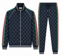 Gucci GG Monogram Tracksuit – Navy/Green/Red