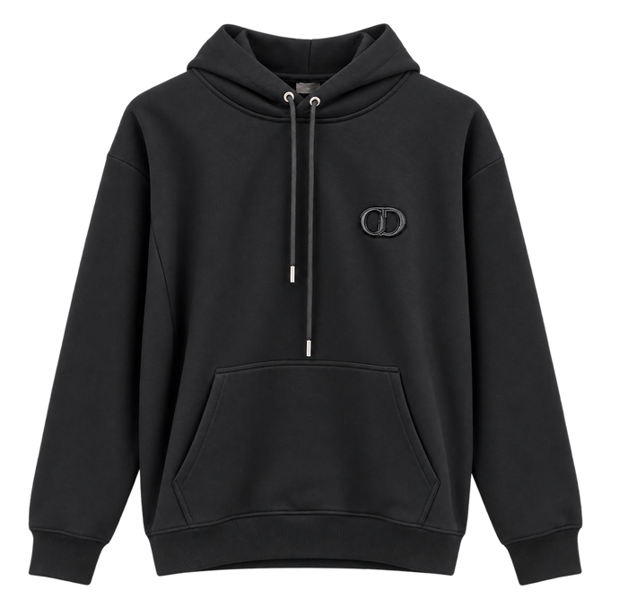 Sweat à capuche CD Icon noir de Dior