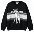 Burberry Deer Graphic Logo Sweatshirt – Black