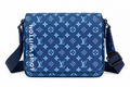 Louis Vuitton Monogram Messenger Bag – Blue