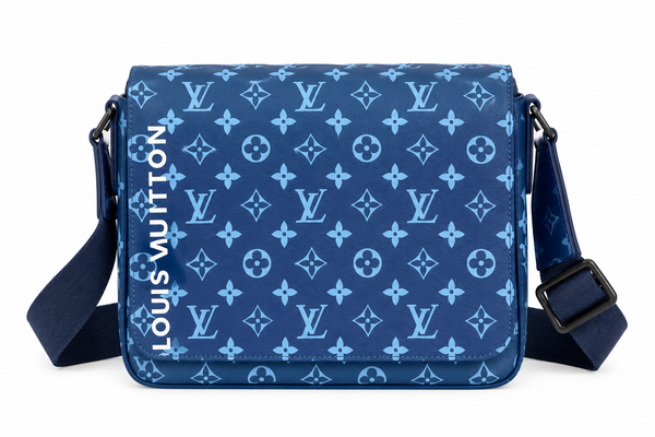 Louis Vuitton Monogram Messenger Bag – Blu