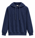 Dior Oblique Embossed Hoodie – Navy