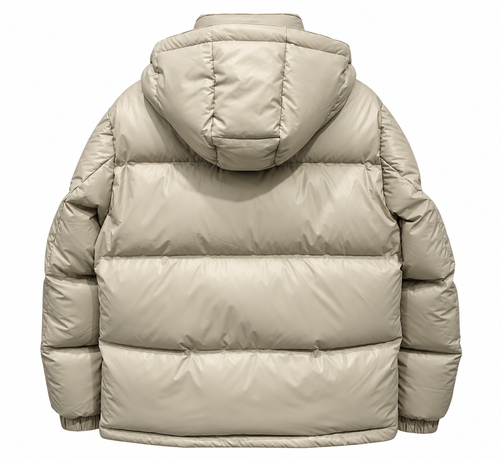 Prada Re-Nylon Puffer Jacket – Beige